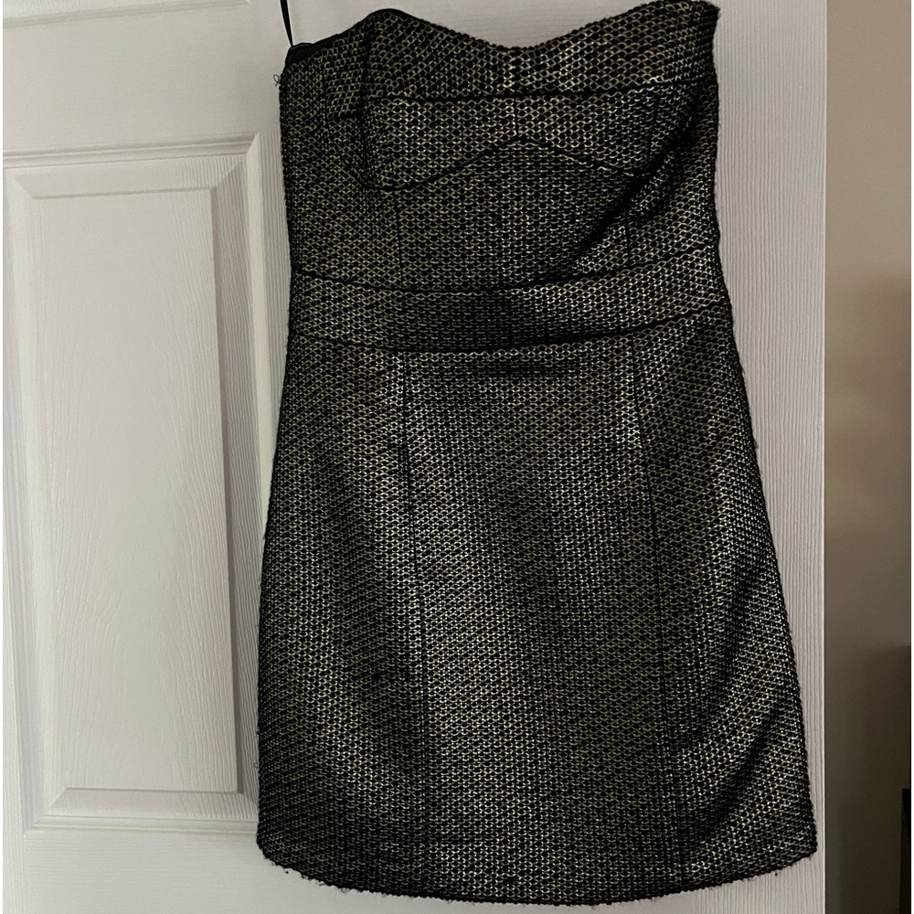 Beautiful gold with black brocade dress